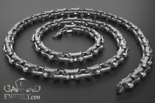 Author's chain of sterling silver 12, фото