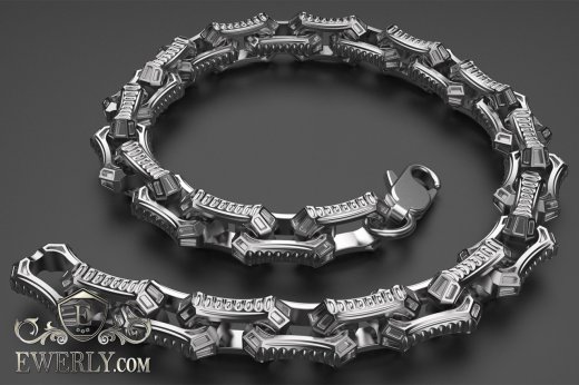 Author's bracelet of sterling silver 12, фото