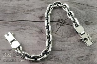 Bracelet "Anchor without edges" of silver, фото